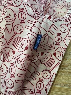NEW Rare BAGGU x Threadless Standard Baggu Tote + Pouch Sweet Tooth Colorway